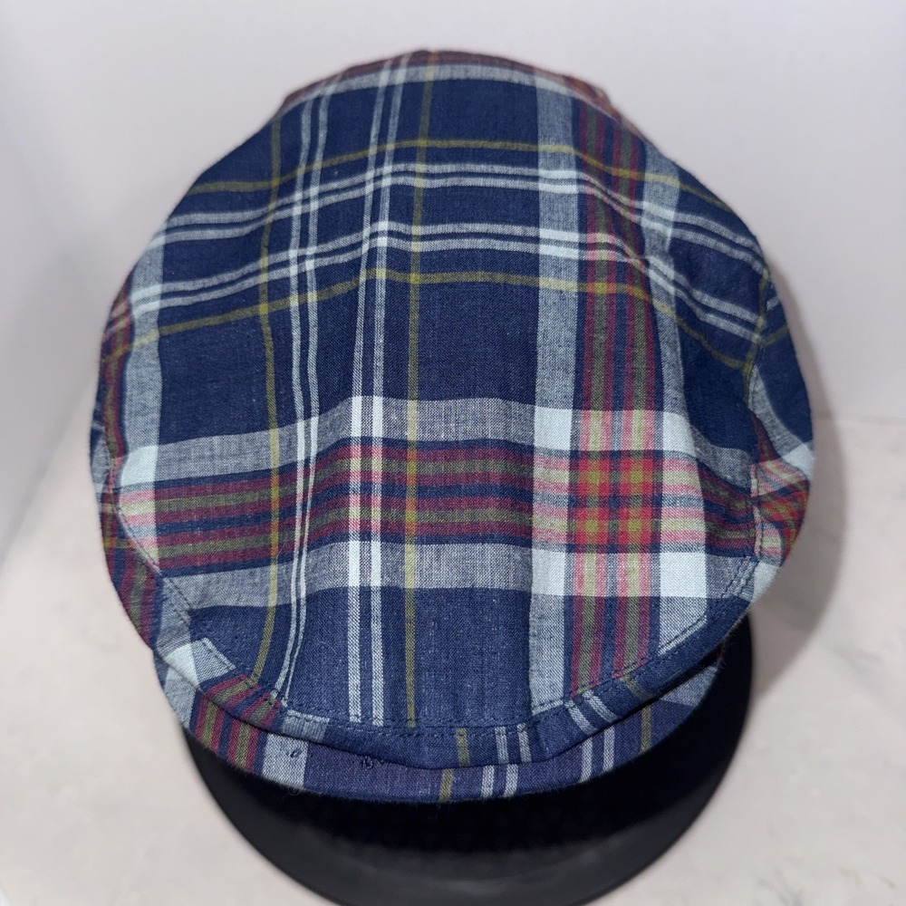 Polo Ralph Lauren S/M Newsboy Plaid Flat Driver Cap Preppy Golf Grandpacore